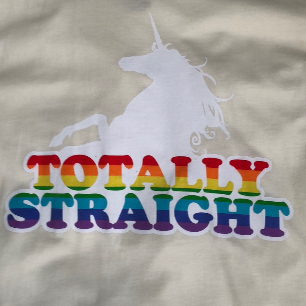 Totally Straight Unicorn Tee